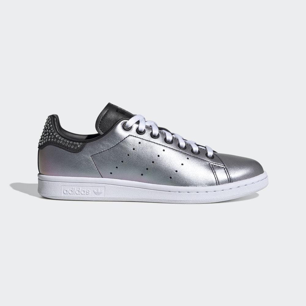 Originals Adidas Stan Smith Dama Romania - Negrii/Albi FV3423